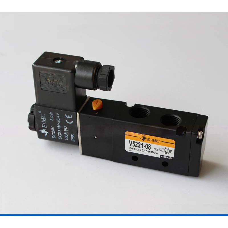 EMC โซลินอยด์วาล์ว V5221-08 V3221-08 RV5221-08Q วาล์วถอยหลังแบบนิวเมติก E.MC Yitano