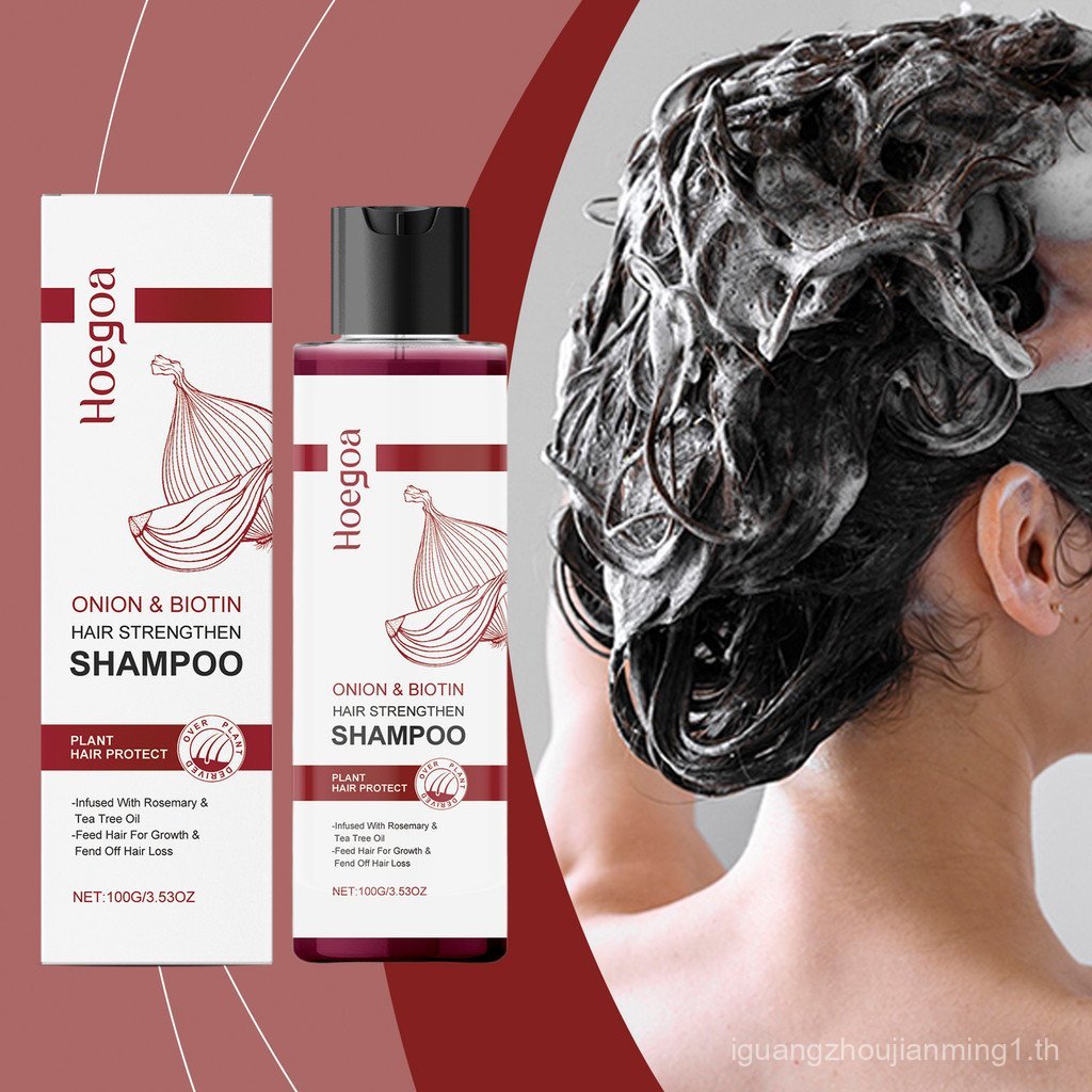 HOEGOA Nourishing Hair Care Shampoo ทําความสะอาดหนังศีรษะอย่างอ่อนโยน Refreshing Hair Shine Smooth D