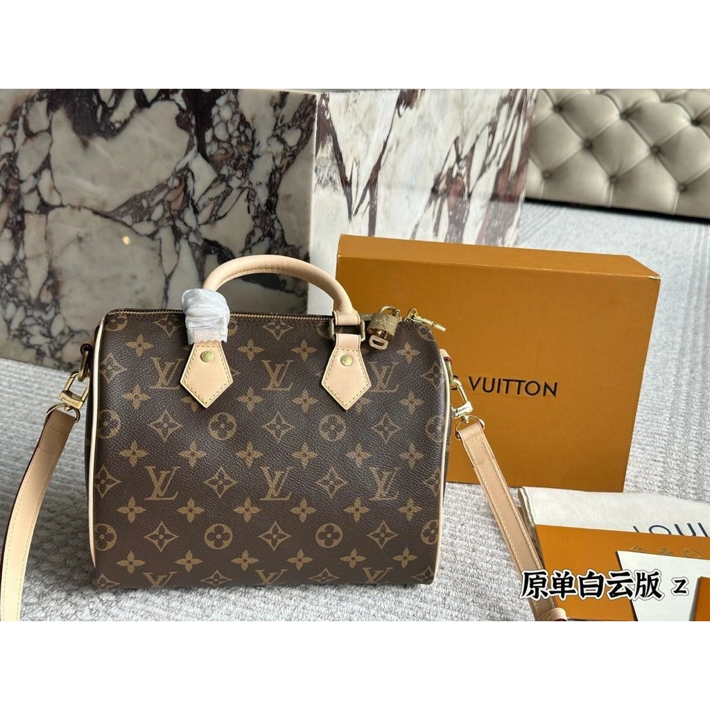 LV SPEEDY25 Pillow Bag Shoulder Crossbody Portable Female Bag New Style 7KQ2