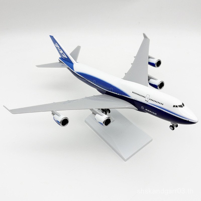 Good Jewelry Pins Online Airplane B747 Model Original Model Static Gift 30CM Boeing Airlines Simulat