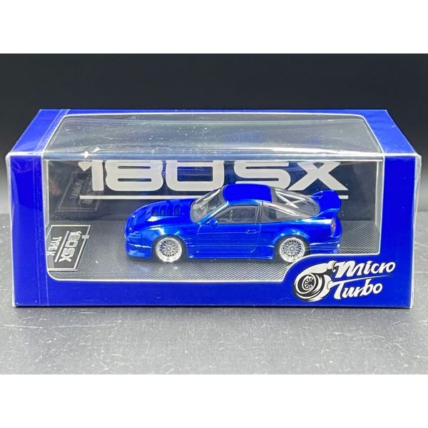 Micro Turbo 1/64 
180SX TYPE X Metallic Blue