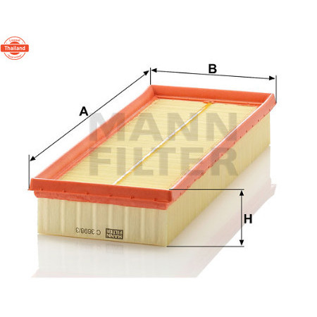 กรองอากาศ  Benz CLK  W209 / C209   2002 - 2009   รุ่น  CLK 240,  CLK 280,  CLK 320,  CLK 350,  CLK 5