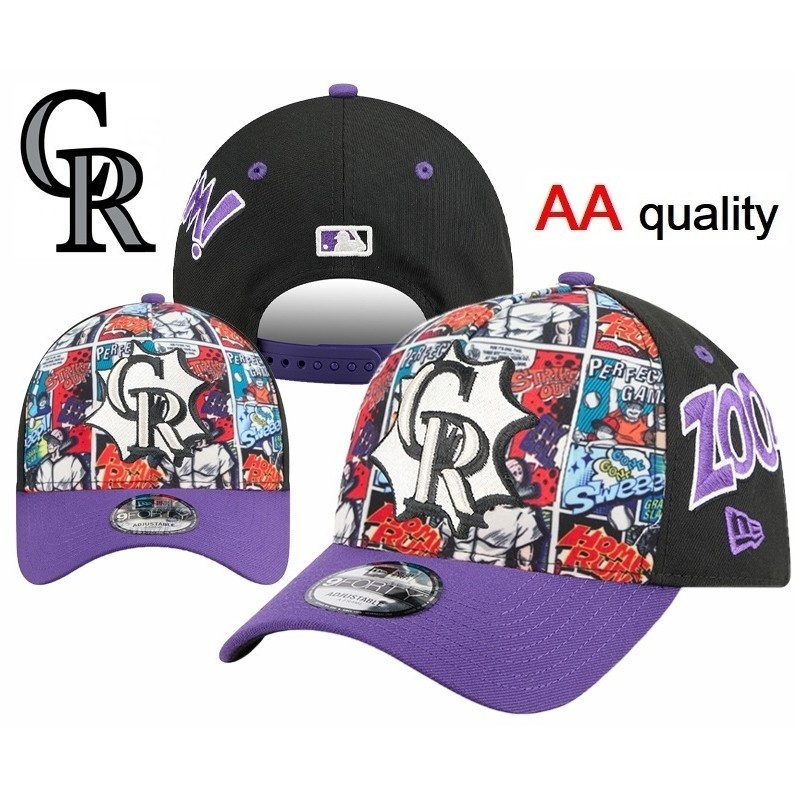 หมวก Colorado Rockies Diamond Hero Edition Low Profile ขนาด 59FIFTY สีครีม ดูดซับเหงื่อและปรับไซส์ได