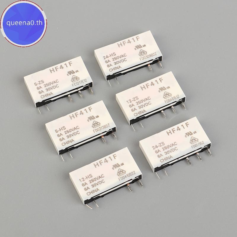 Queena0 HF41F-24-ZS HF41F-12-ZS HF41F-5-ZS HF41F-5-HS HF41F-12-HS HF41F-24-HS รีเลย์อุตสาหกรรม Submi