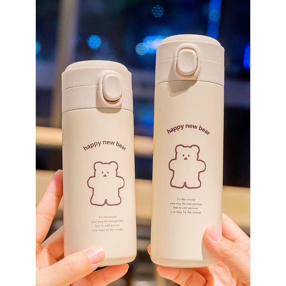 Fuguang Official Flagship Store Thermos Cup Bottle Summer Primary School Students ins Style Couple C