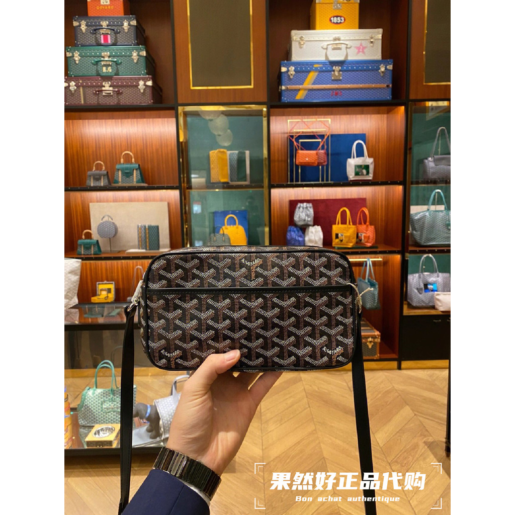 Goyard/Goyard Classic capvert กระเป๋ากล้องกล่องอาหารกลางวันกระเป๋าผู้ชายผู้หญิงสไตล์เดียวกัน One-Sho