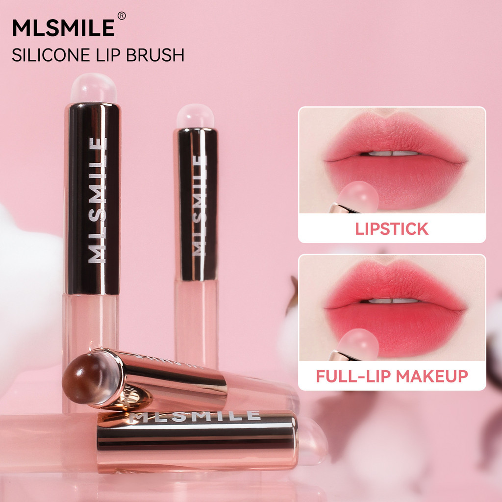 MLSMILE Silicone Lip Brush Lipstick Lip Gloss Special Lip Brush Concealer Brush Blending Brush Lip M