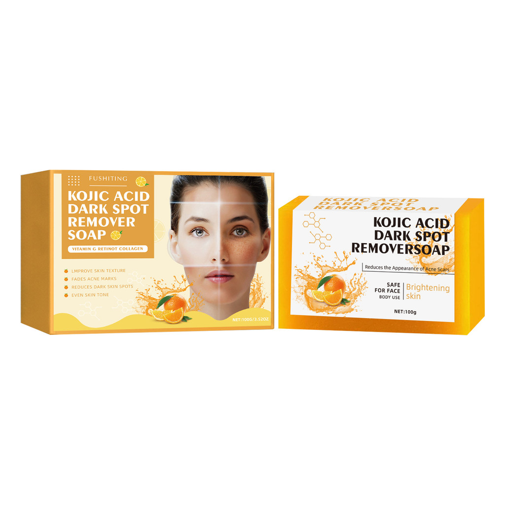 Foreign Trade Kojic Acid Dark Spot Removal Soap Kojic Acid Soap Papaya Soap Turmeric Soap Handmade S