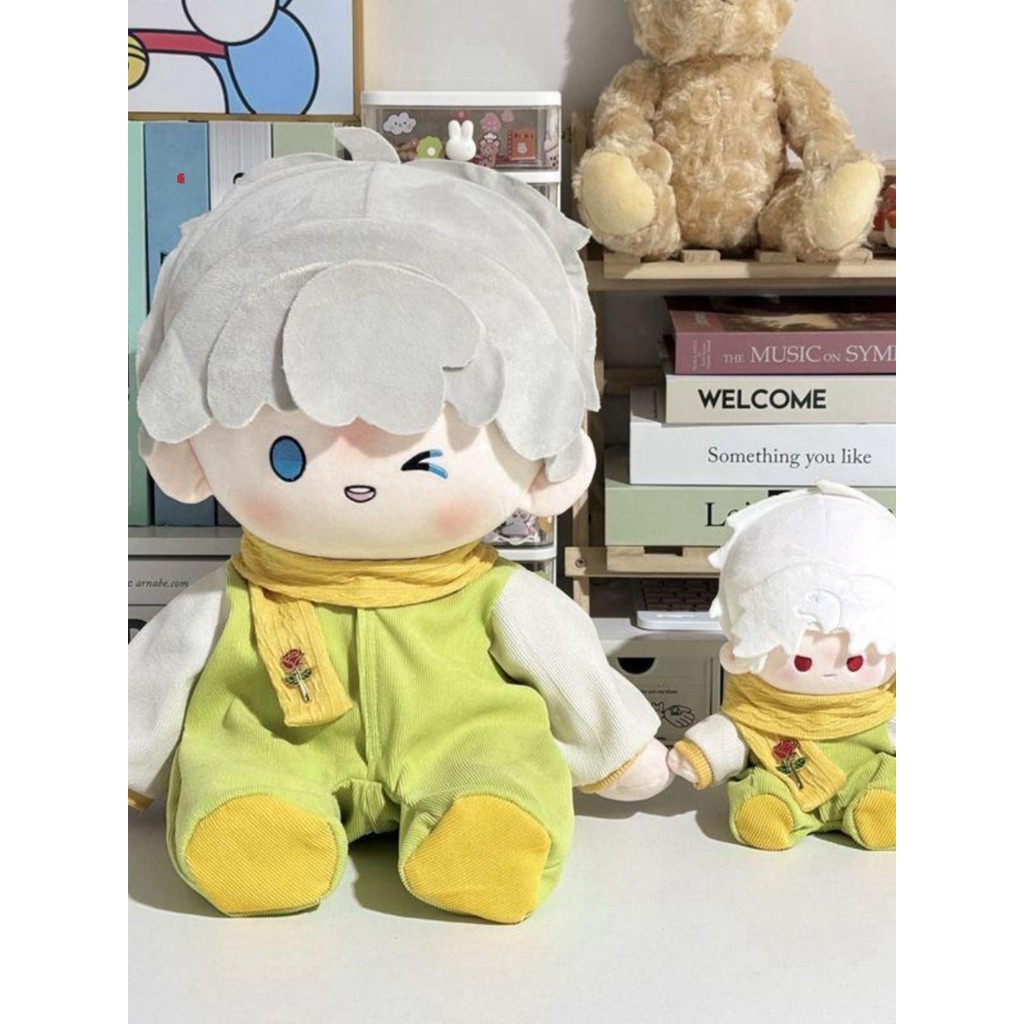 ชุดตุ๊กตา 15cm ชุดตุ๊กตา 10cm Rose Prince 10cm20cm40cm หนึ่งรางวัล Body นั่งท่าทางผ้าฝ้ายเสื้อผ้าเด็