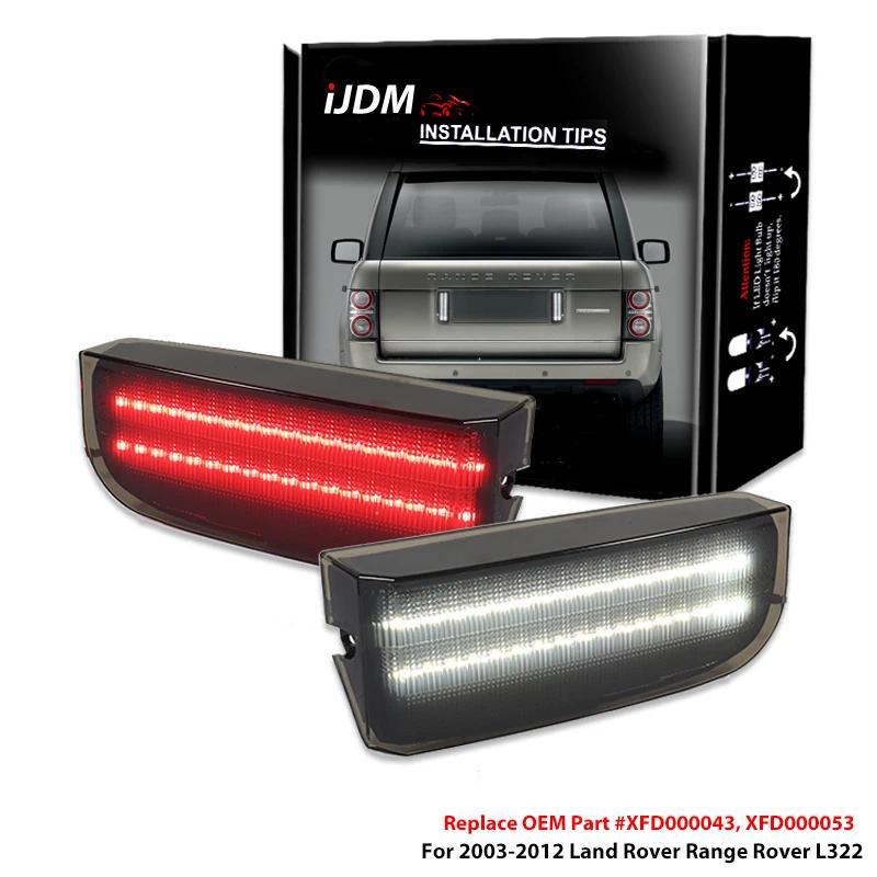 สําหรับ Land Rover Range Rover L322 ด้านหลังสํารองย้อนกลับป้ายทะเบียนโคมไฟ Assemblies Red Tail & ด้า
