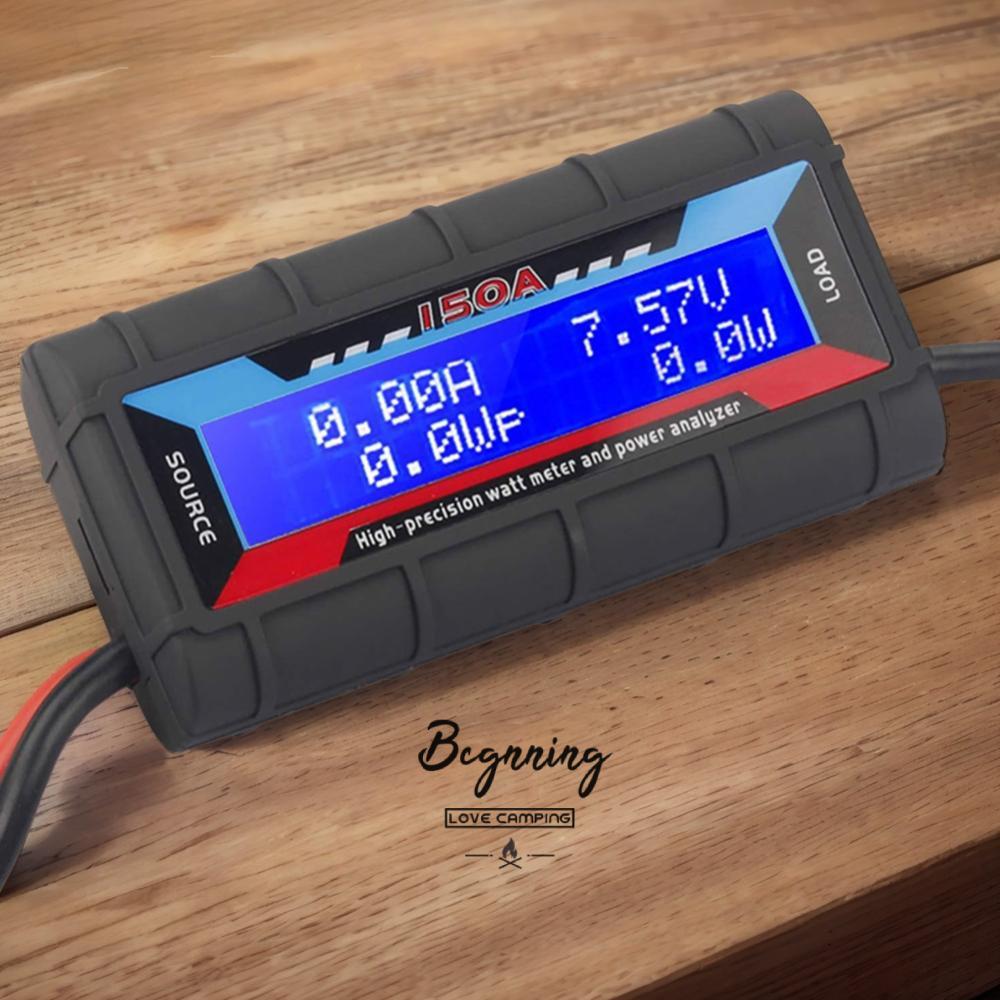 ᲦBE 150A Digital RC Watt Meter พร้อม Backlight LCD ความแม่นยําสูง Current Power Analyzer Digital Hig