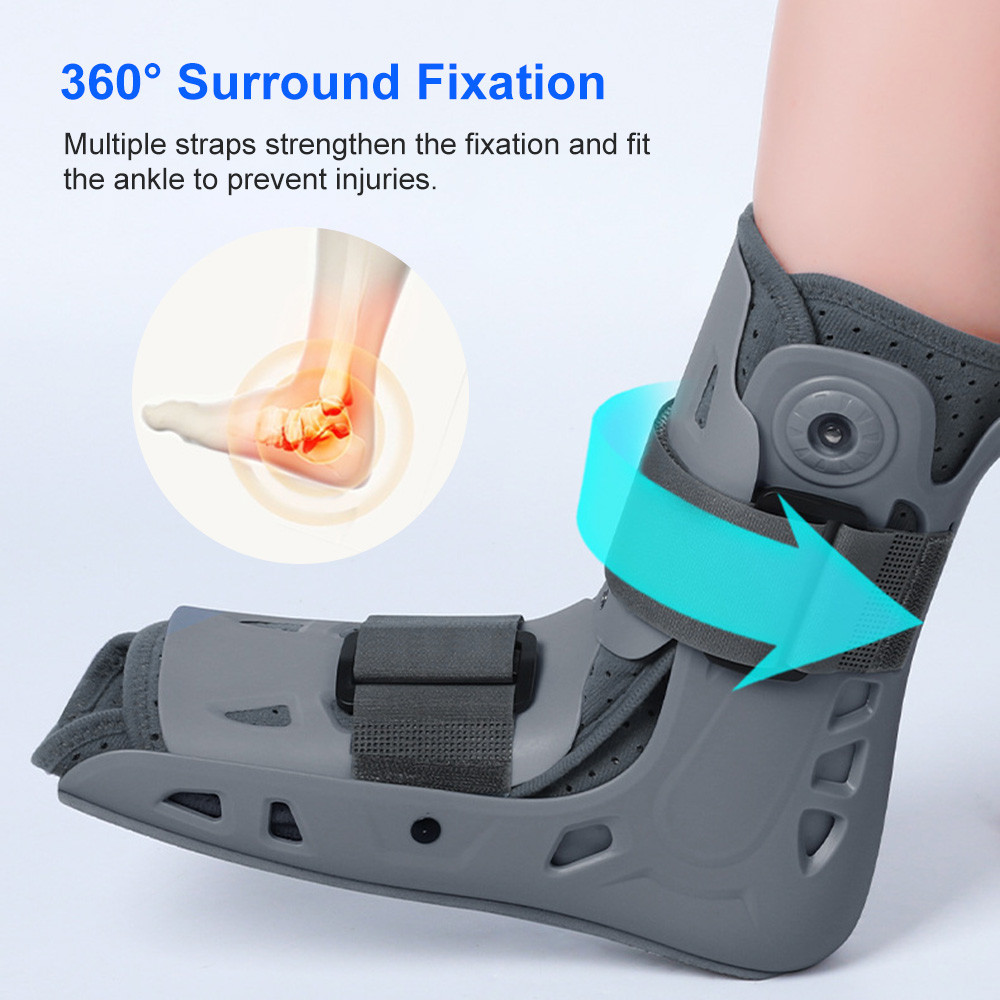 SALORIE Foot Support Brace Breathable Walker Boots Foot Drop Brace Postural Correct Breathable Shock