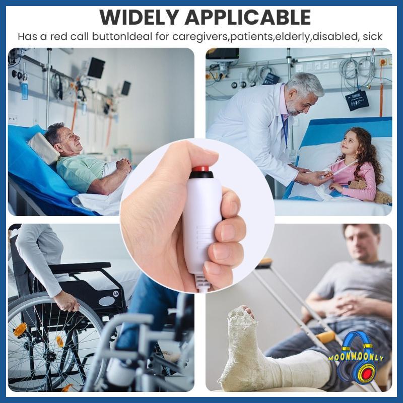 MOON M 12 2P 4P หญิงปุ่มกดเดี่ยวพยาบาลสายปุ่มกดสายสลับสายฉุกเฉินสายปุ่มกดพร้อม