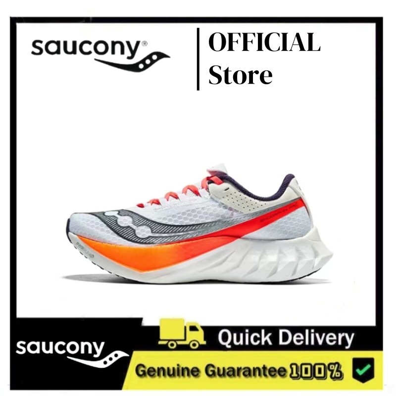 🔥ของแท้ 100%🔥Saucony Endorphin Pro 4 รองเท้าวิ่ง ระบายอากาศ กันลื่น กันกระแทก Running Shoes