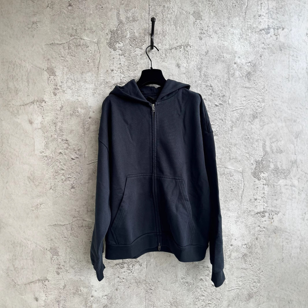 7M7X BLCG Spot Goods2024New embroidered zip-up hoodie OS Loose Fit Unisex Sweatshirt