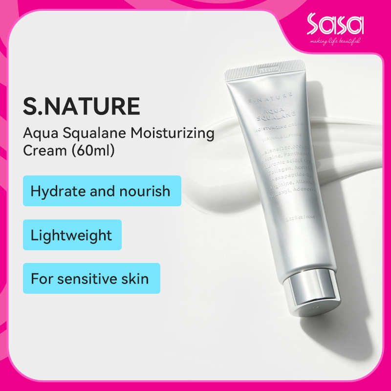 S.NATURE Aqua Squalane Moisturizing Cream (60ml)