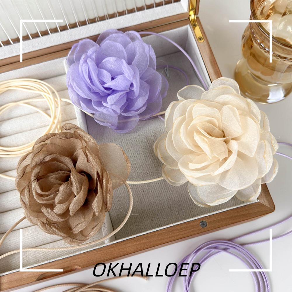 IOKHALLO Neckchain, French Choker Strap Y2K French Choker Neckchain Accessories Neckchain Collar Acc