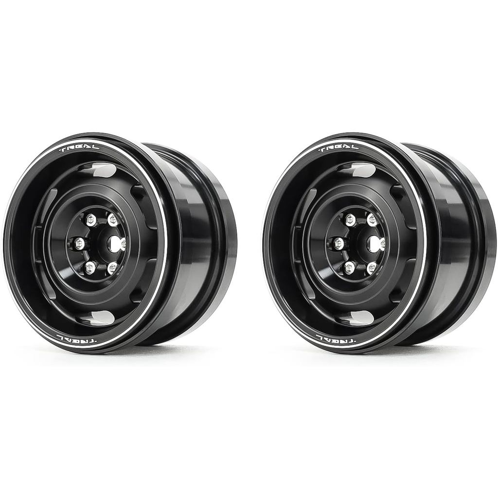 Treal Aluminium 2.2 Beadlock ล้อขอบ (2) pcs Vintage ล้อ Fit RC Crawler รถบรรทุกโคลน 2.2 ยาง - ประเภท