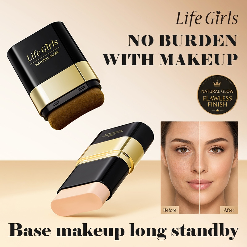 Life Girls Luxury Moisturizing Beauty Foundation Stick ที่ละเอียดอ่อนธรรมชาติ Non-Clumping Hydrating