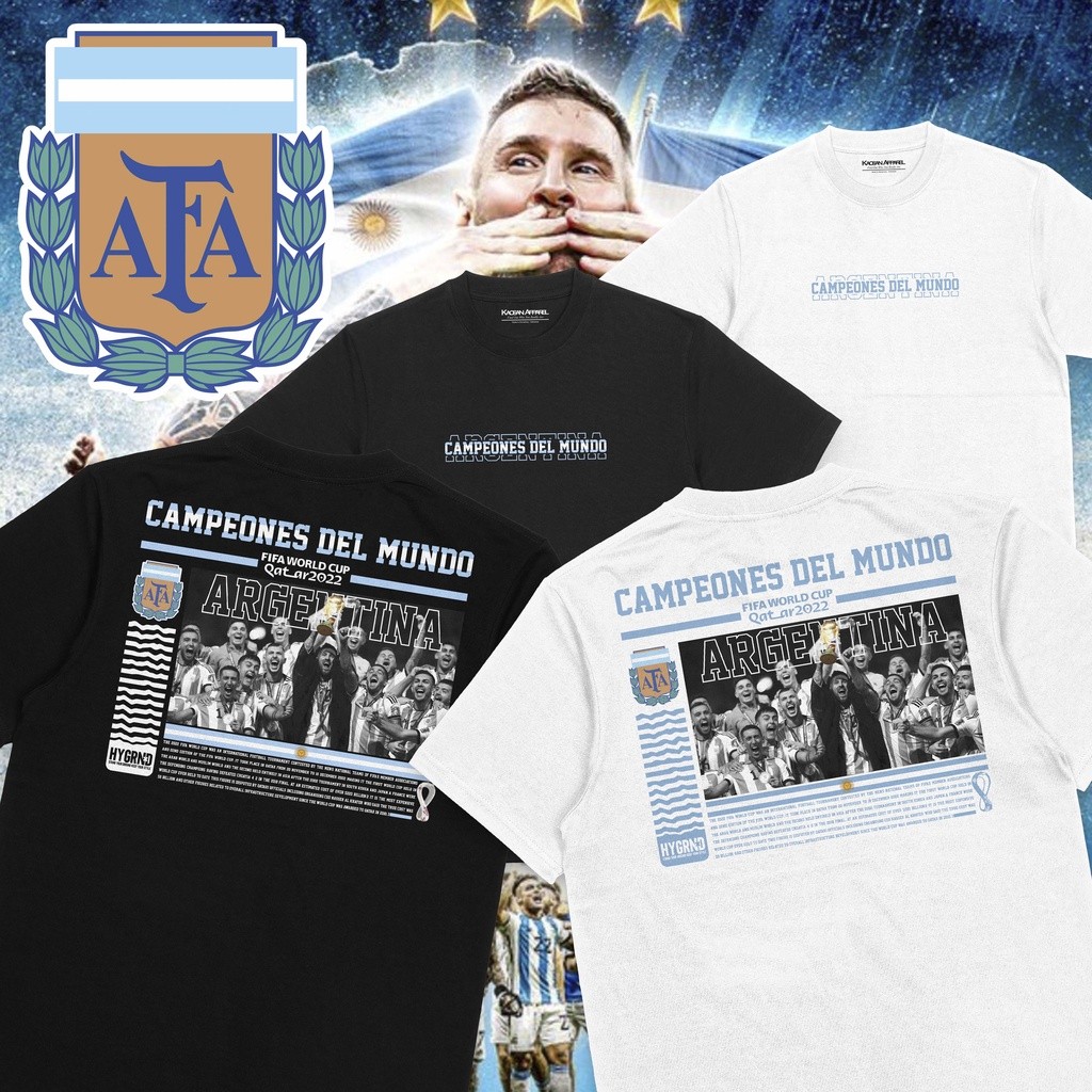 เสื้อยืดฟุตบอลโลก "Argentina WC" - FIFA World Cup กาตาร์ 2022/Messi