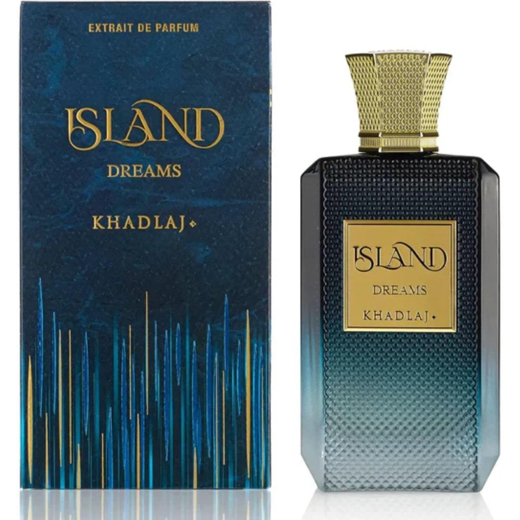 Khadlaj Island Dreams – Fruity, Floral, Woody, Musky – Extrait de Parfum น้ําหอมติดทนนานสําหรับ Uni,