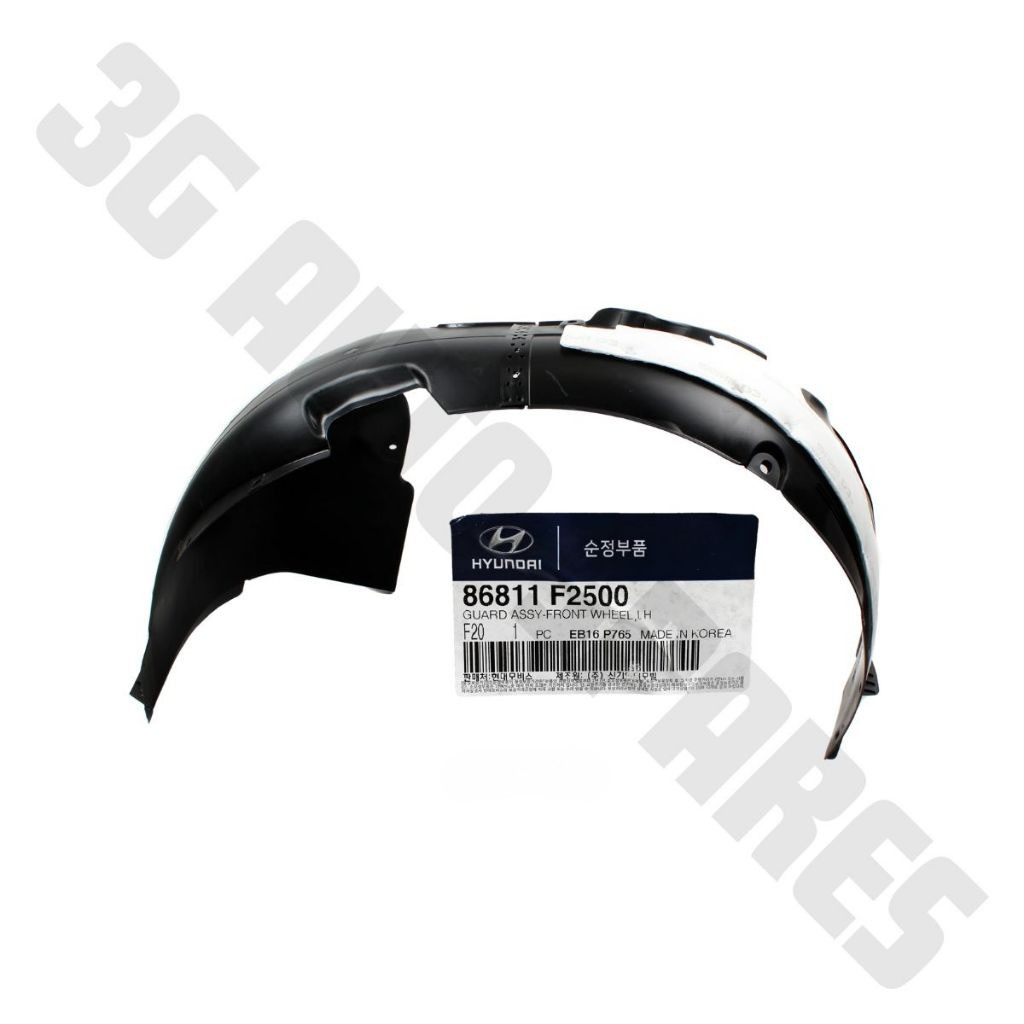 FENDER LINER FRONT LEFT / RIGHT > PART > HYUNDAI ELANTA AD 2016 1.6CC > 86811-F2500 / 86812-F2500