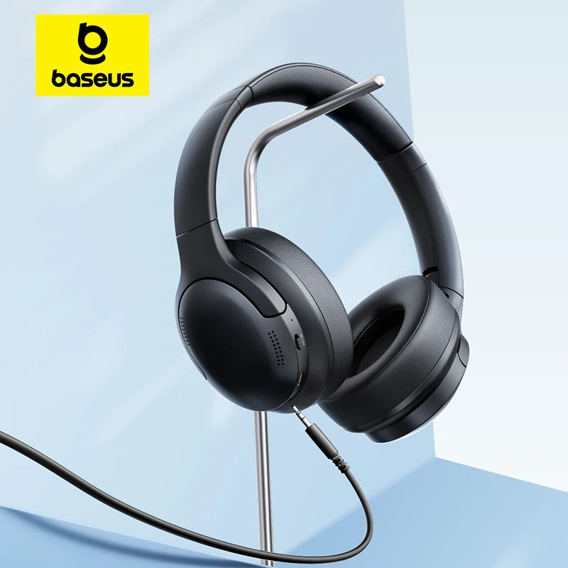 Baseus BH1 Lite หูฟังไร้สายบลูทูธ 6.0 ENC Clear Call ชุดหูฟัง Super Bass Hit หูฟัง 80H เวลาเล่น Over