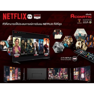 Aconatic รีโมททีวี รุ่น RC-NF02 สำหรับทีวี Netflix Series 534AN รีโมทคอนโทรล