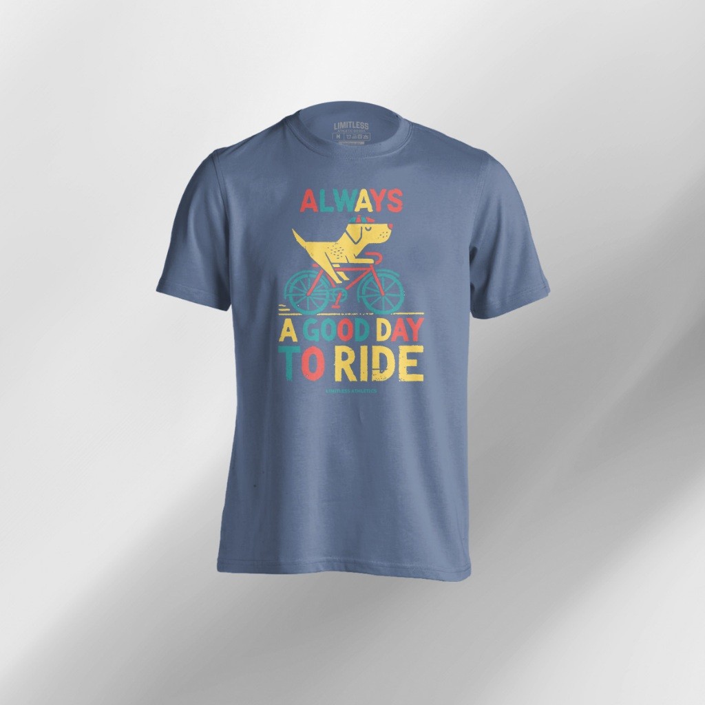 Always A Good Day Graphic Cycling T-Shirt Drifit X-Dry Quick Dry Breathable Mens Womens Road Bike MT