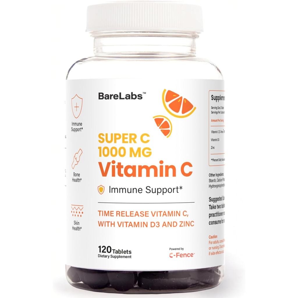 Time-Lapse Release Vitamin C 1,000mg+Vitamin D3 1,000 IU+Zinc 30mg | รองรับภูมิคุ้มกันและเพิ่มประสิท
