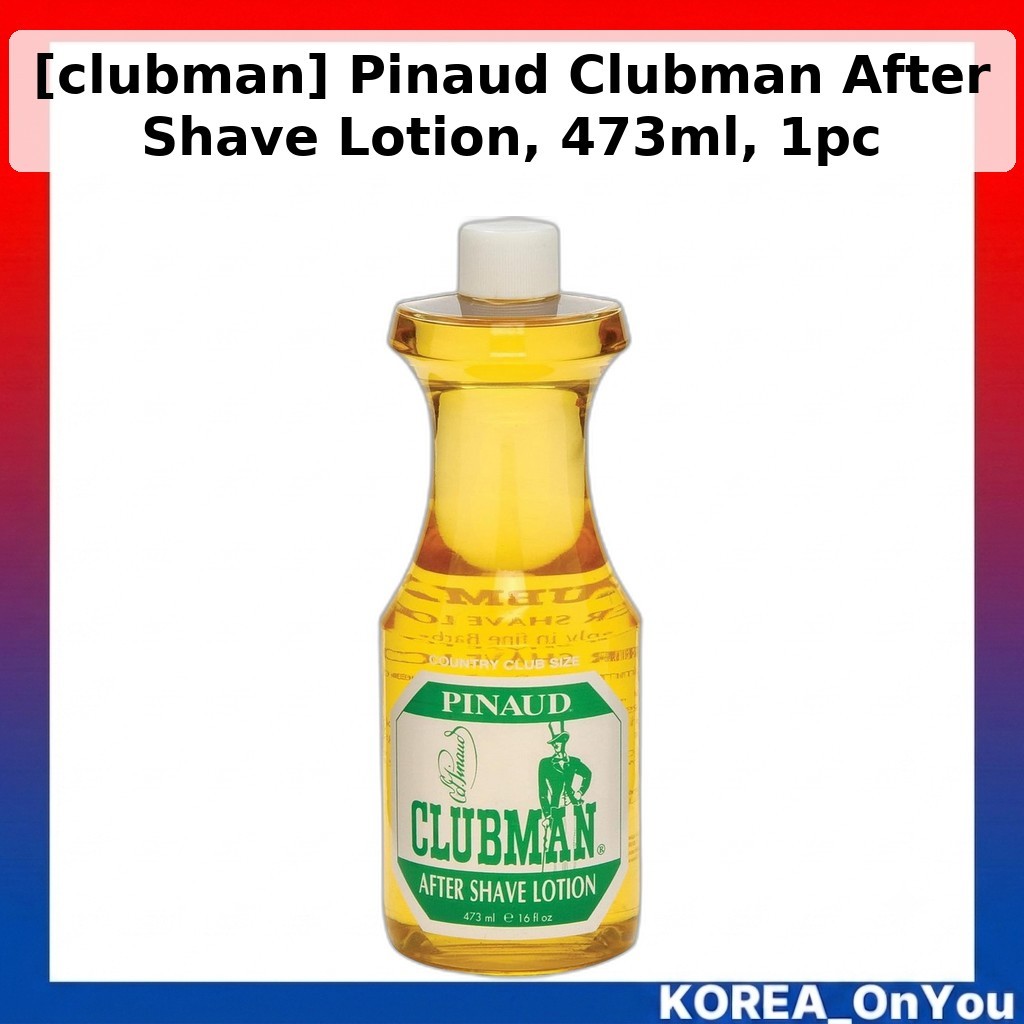 [clubman] Pinaud Clubman After Shave Lotion, 473ml, 1pc / Korean After Shave Lotion / Masculine Scen