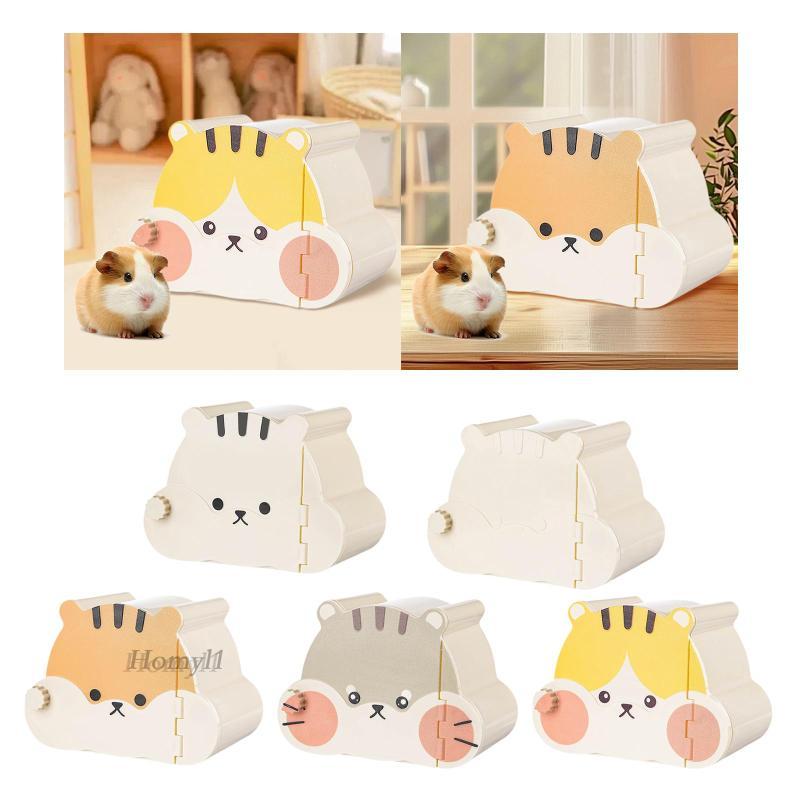[Homyl1] Hamster House Hideaway Hamster Habitat Decor สําหรับหนู Dwarf Hamster Lemings