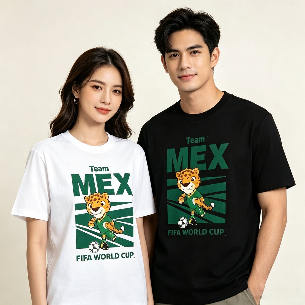 COD ไม่จำกัดเพศ Football Games รูปแบบฟุตบอล2D ฤดูร้อน ผ้านุ่ม ใส่ประจำวัน เสื้อกีฬาฟุตบอล เรียบง่ายแ