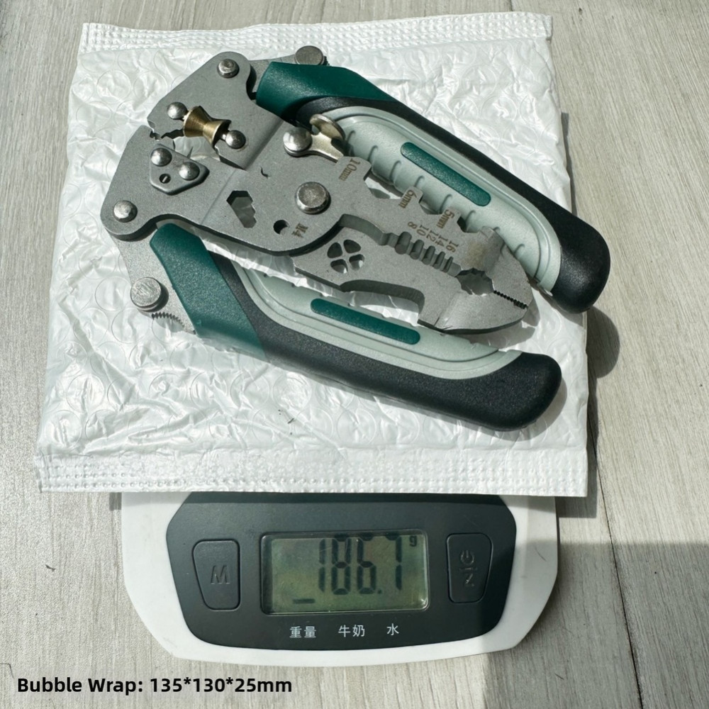 13-in-1 Wire Stripper สําหรับ 8-16 AWG Wire Crimping คีมและปอกสายไฟ