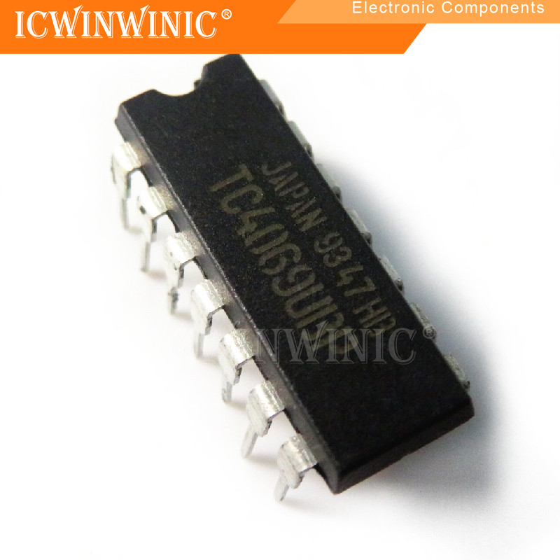 5 ชิ้น TC4069UBP TC4069 DIP-14 ส่วนประกอบอิเล็กทรอนิกส์