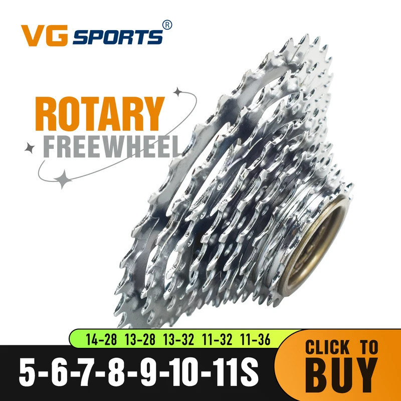  VG กีฬาจักรยานเฟือง 5/6/7/8/9/10/11 ความเร็วด้าย Freewheel 14-28T 13-28/32T 11-32/36T Cogs ใช้งานร่วมกับ โรตารี่ Hub
