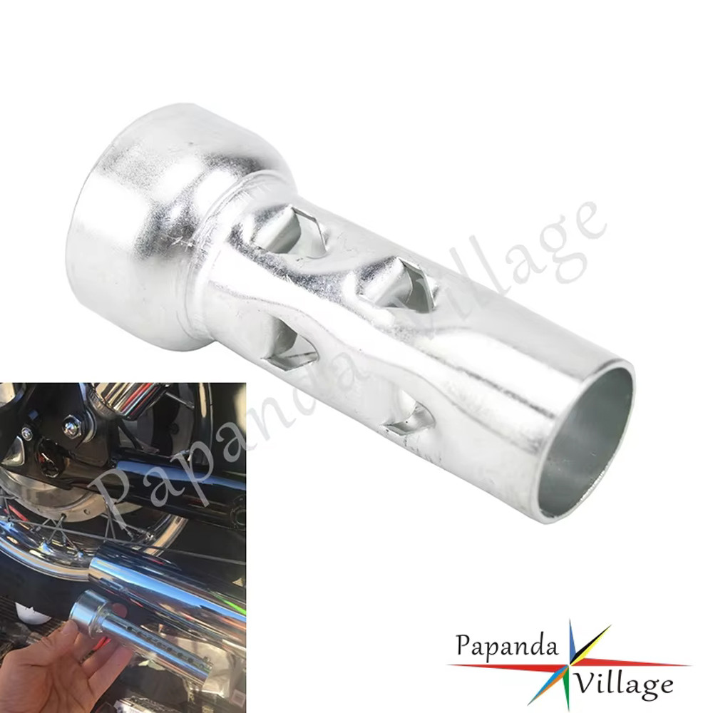PAFor Harley Sportster 50mm/ 2" Drag Pipes Exhaust Baffle 4" & 8" Muffler Removable DB Killer Noise 