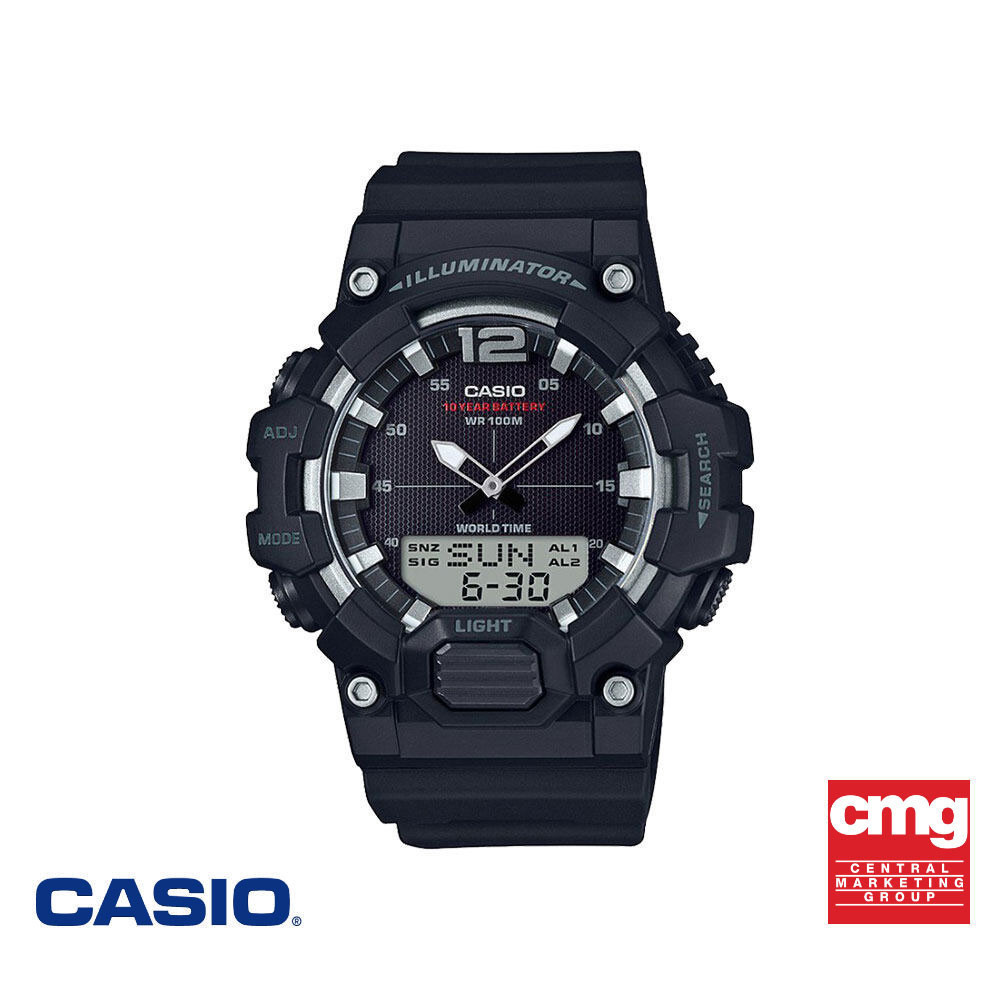 CASIO นาฬิกาข้อมือ CASIO รุ่น HDC-700-1AVDF วัสดุเรซิ่น สีดำ