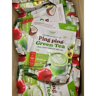 ปิ๊งปิ๊งชาเขียว กลูต้าปิ๊งปิ๊ง Ping Ping Green Tea foundercolly ชาเขียวปิ๊ง 1 ห่อ มี 30 ซอง