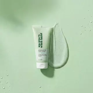 BOOTS TEA TREE & WITCH HAZEL บู๊ทส์ เอ็กซ์โฟลิเอท เฟซ สครับ บีวีไอ