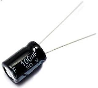 C Capacitor 100uF เลือกโวลต์ (V) ได้ ตัวเก็บประจุ อิเล็กโทรไลต์ คาปาซิเตอร์