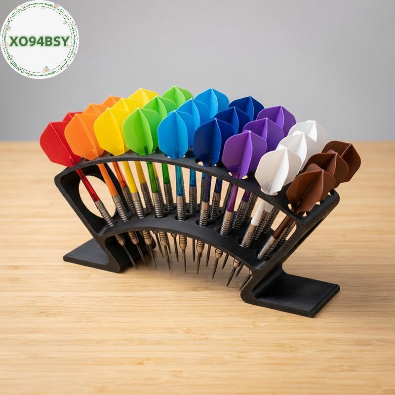 XO94BSY 27-Slots Dart Stand ความจุขนาดใหญ่ Neat Storage Holder Dart Board Organizerfor Home Bar & Gr
