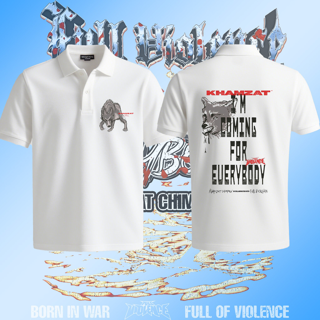 【เสื้อ polo 】Hamzat Chimayev wins UFC 319 Polo Clic T-Shirt Men&Women  ผ้าฝ้าย คอกลม นุ่ม สบาย พิมพ์