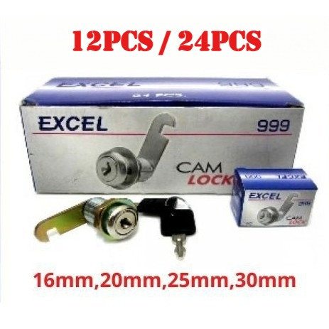 12PCS / 24PCS - EXCEL CAMLOCK 999 16MM / 20MM / 25MM / 30MM