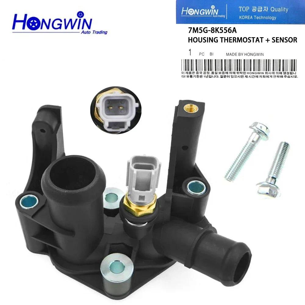 เทอร์โมสตัทสําหรับ Ford Fiesta Focus MK3 EcoSport 1.5 1.6 #7M5G-8K556-AC # 1531004 เต้าเสียบน้ําหล่อ