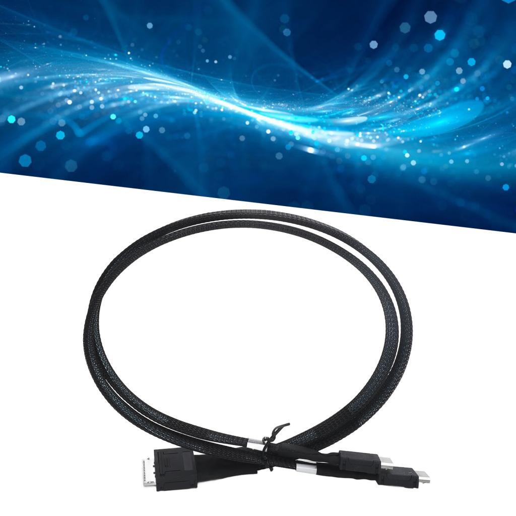 Yohooo SFF 8611 8i ถึง 2xSFF 4i สาย 16Gbps SAS 3.0 4.0 ข้อมูลลวดทองแดงดีบุก Active สําหรับ PCI E การ