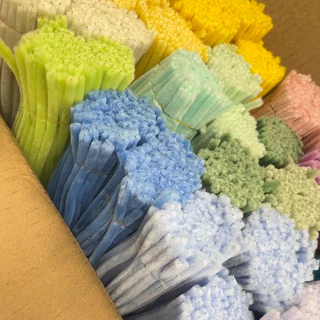 ลวดกำมะหยี่ 100เส้น ราคาโรงงาน ขนฟู DIY ทำดอกไม้ ลวดทำดอกไม้ งานประดิษฐ์ สีพาสเทล