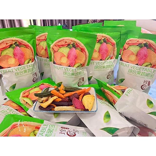 ผักอบกรอบ ผักอบกรอบเจ ห่อเขียว 250g ล็อตผลิตใหม่ล่าสุด กินเจทานได้ มังสวิรัติทานได้
