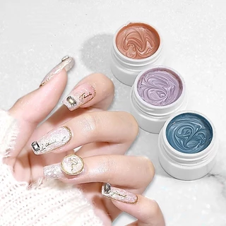สีเจลมุก เม็ดสีแน่น ทาง่าย สีเงาสวยมากมี 8 สีสวยๆขนาด8ml. 🦄 พร้อมส่งในไทย 🦄