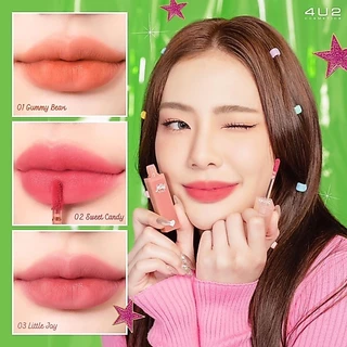 🔥Exp8/2026🔥4U2 JELLY TINT ลิปทินท์เนื้อเยลลี่ปากนุ่ม